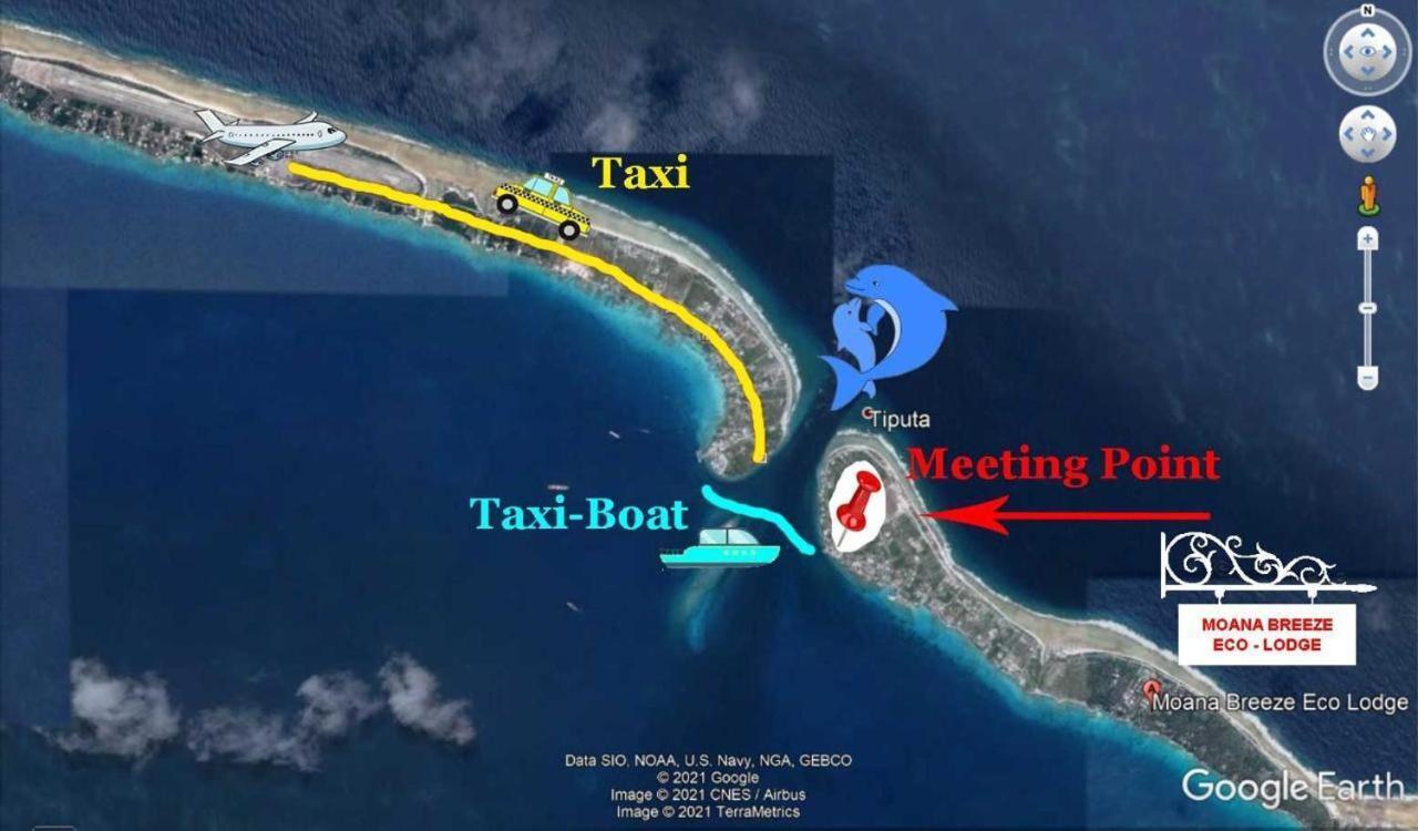 Moana Breeze Rangiroa - Rental Car Included - Air Conditioning - Wi-Fi Tiputa Exterior foto